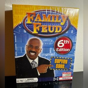 Family Feud Board Game 6th Edition Steve Harvey Survey Says Factory Sealed